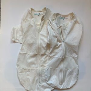 2 Medium snoo sleepsack swaddles